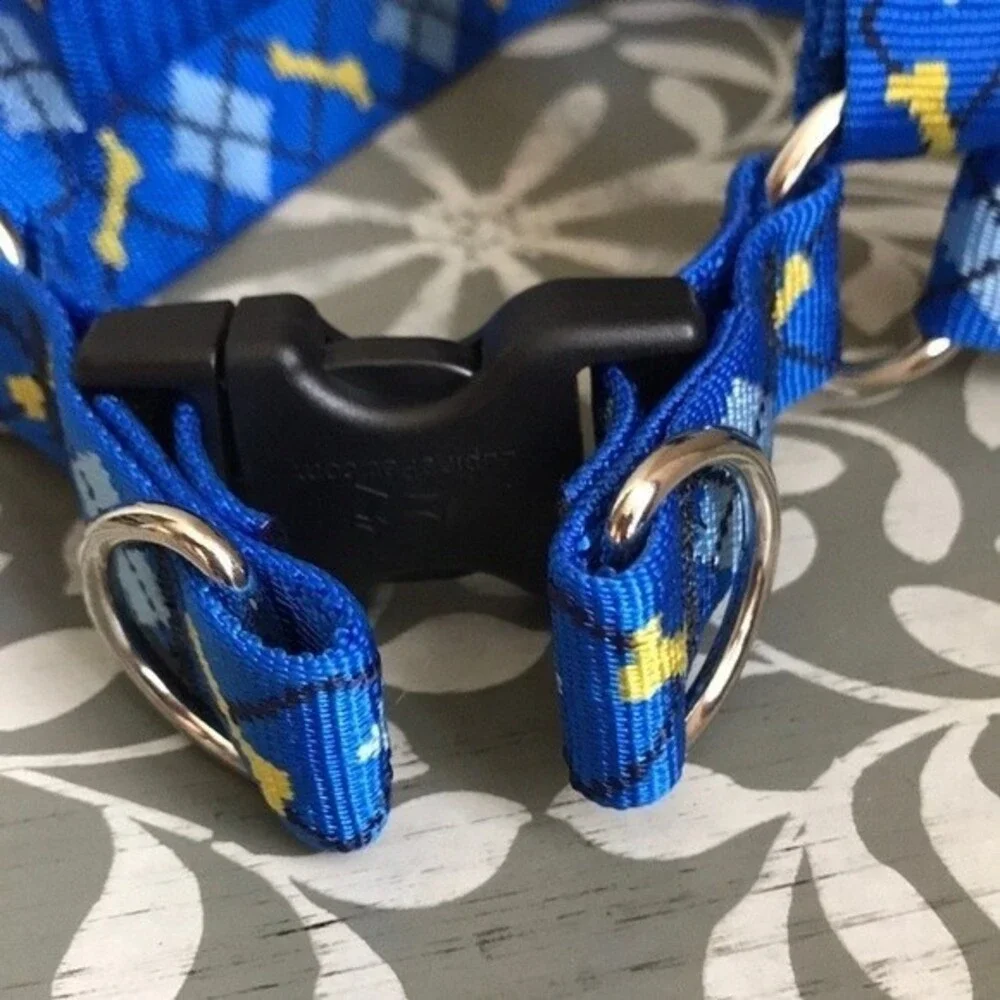 Lupine Dog Harness Blue Dapper Dog Print